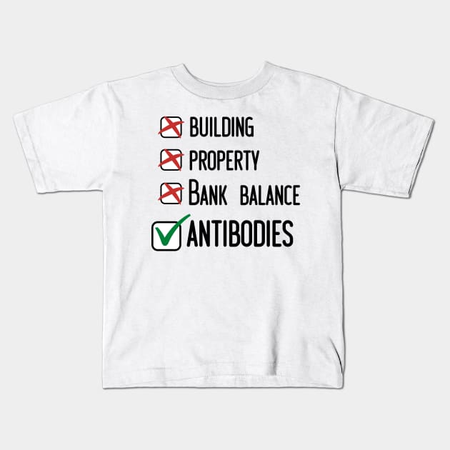 Antibodies Kids T-Shirt by Being Famous